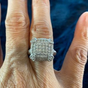 Judith Ripka silver ring